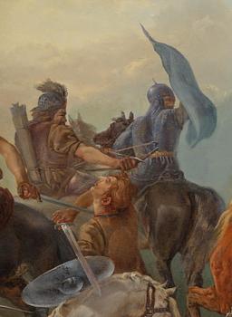 Oskar Leonard Andersson, Bataljscen.