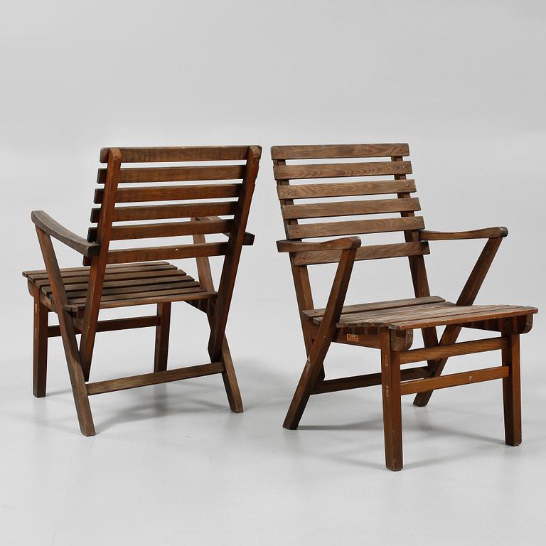 TRÄDGÅRDSGRUPP, 4 delar, "Bergshamra", Carl Malmsten, Igelstaverken, 1900-talets andra hälft.