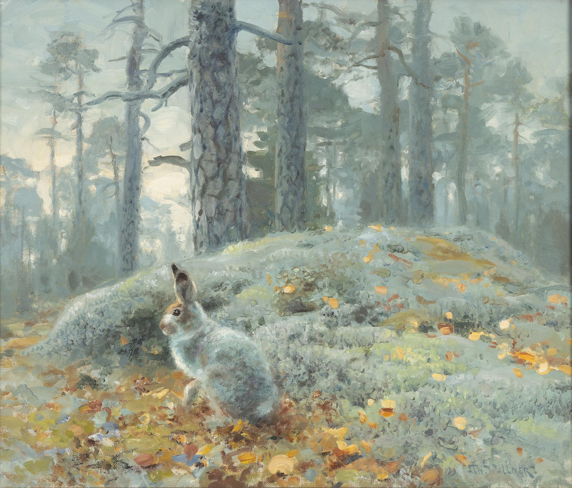 Thure Wallner, oil on canvas, signed.