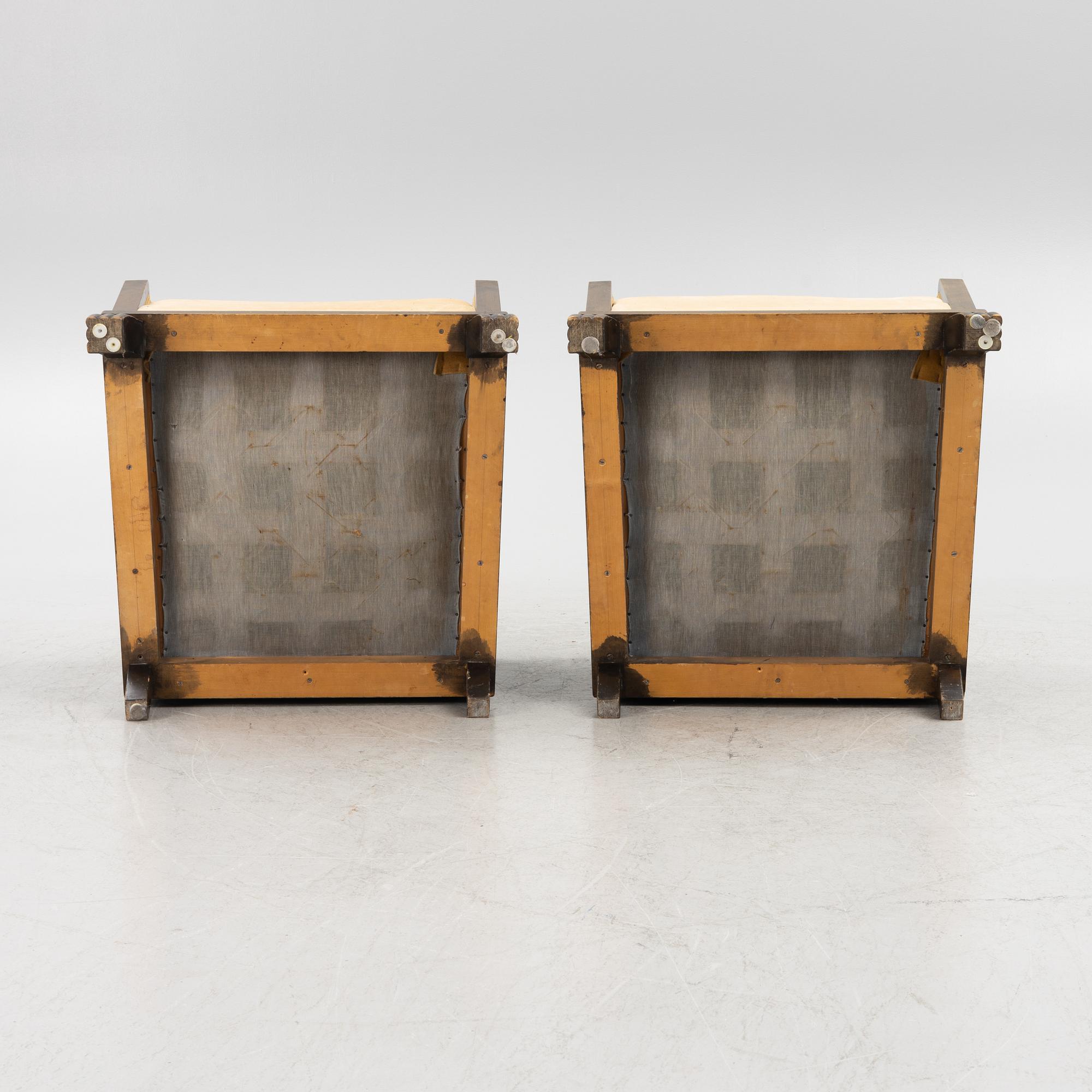 Fåtöljer, ett par, Swedish Grace, 1920/30-tal.