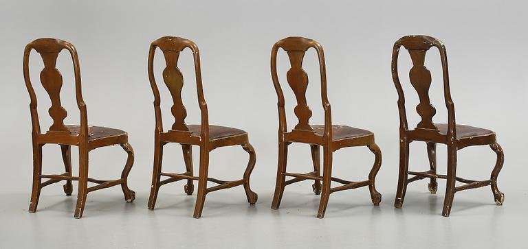 STOLAR, 4 st, rokoko, 1700-tal.