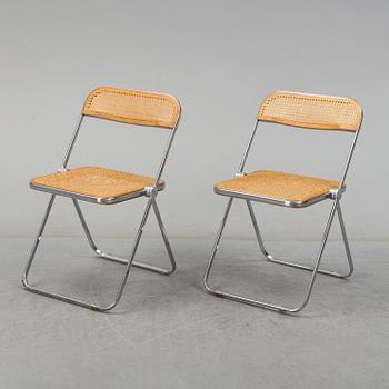 Six 'Plia Folding Chair' by Giancarlo Piretti, Anonima Castelli.