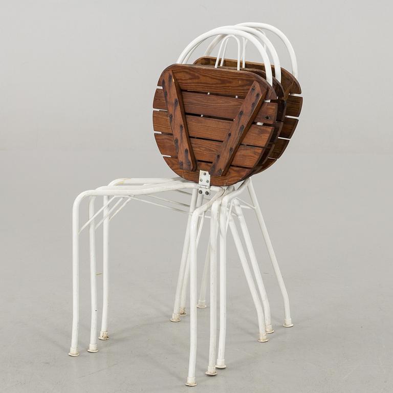 SIX GÄRSNÄS GARDEN CHAIRS.