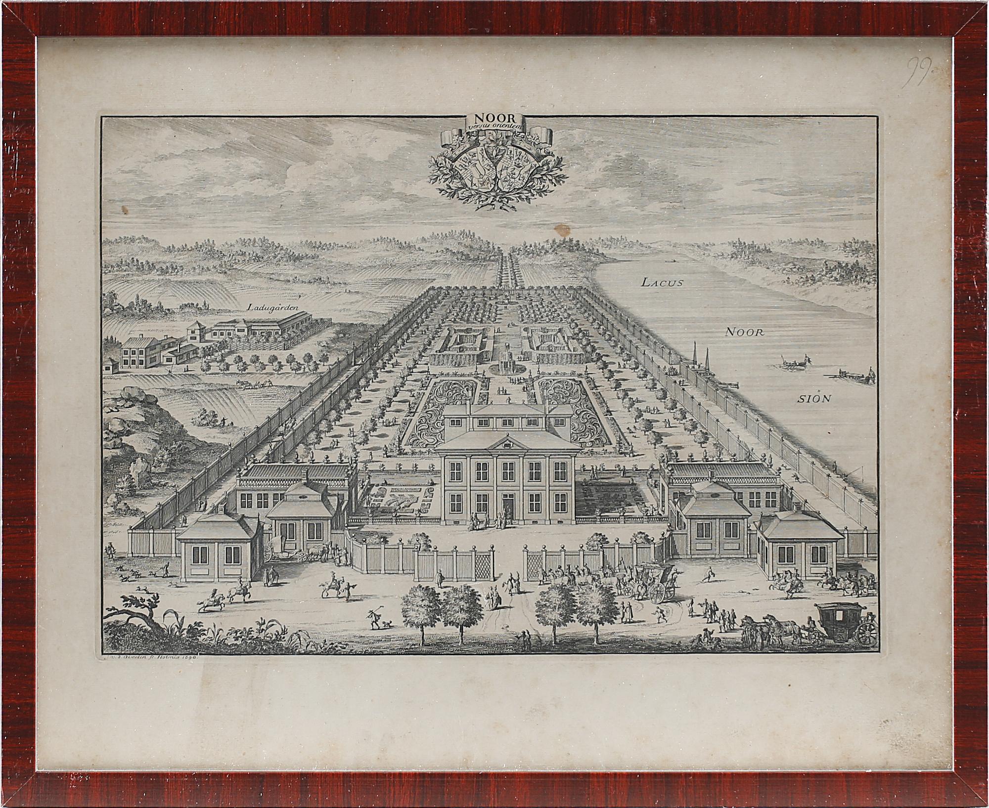 KOPPARSTICK, 6 st, ur Suecia Antiqua et Hodierna, 1800-tal.