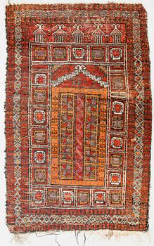 Carpet, Balouch, semi-antique, 160 x 109 cm.
