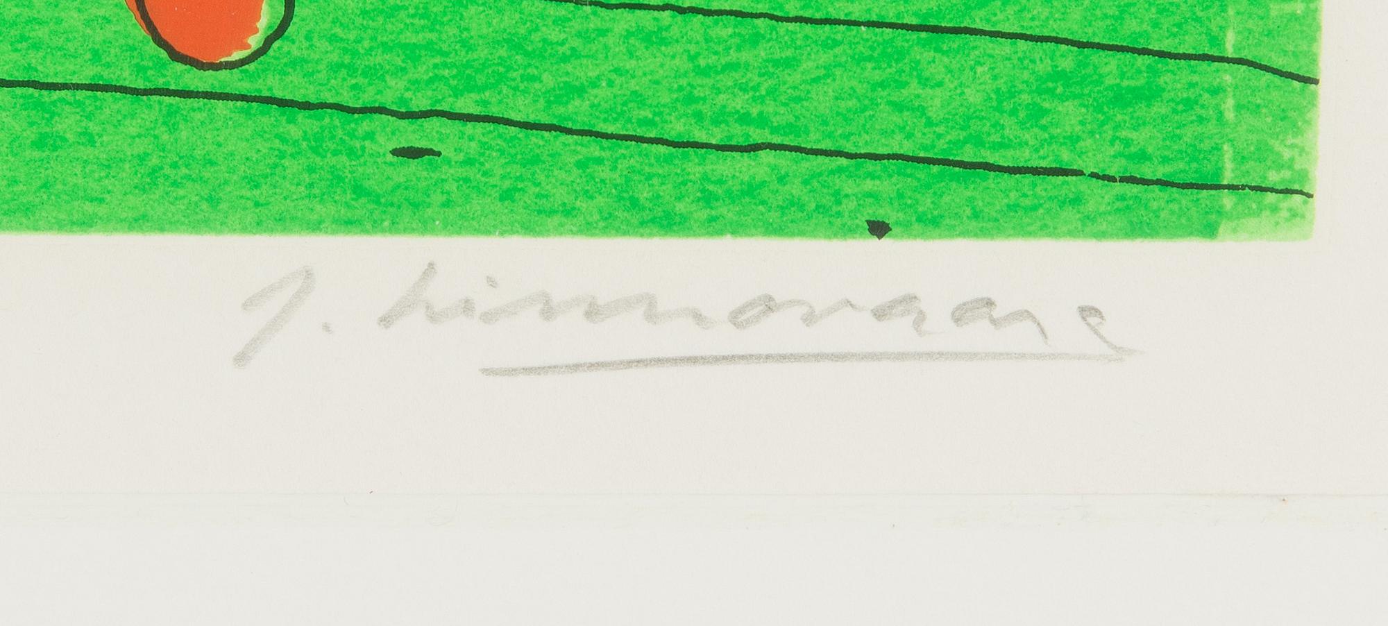 Juhani Linnovaara, serigrafi och litografi, signerad och numrerad 78/90.