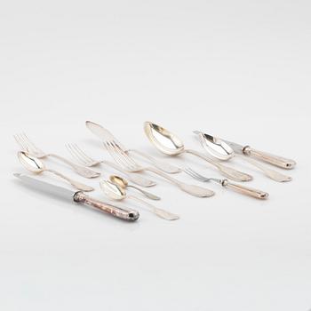 Silver cutlery, 300 pieces, silver 800, H. Walter, Germany.