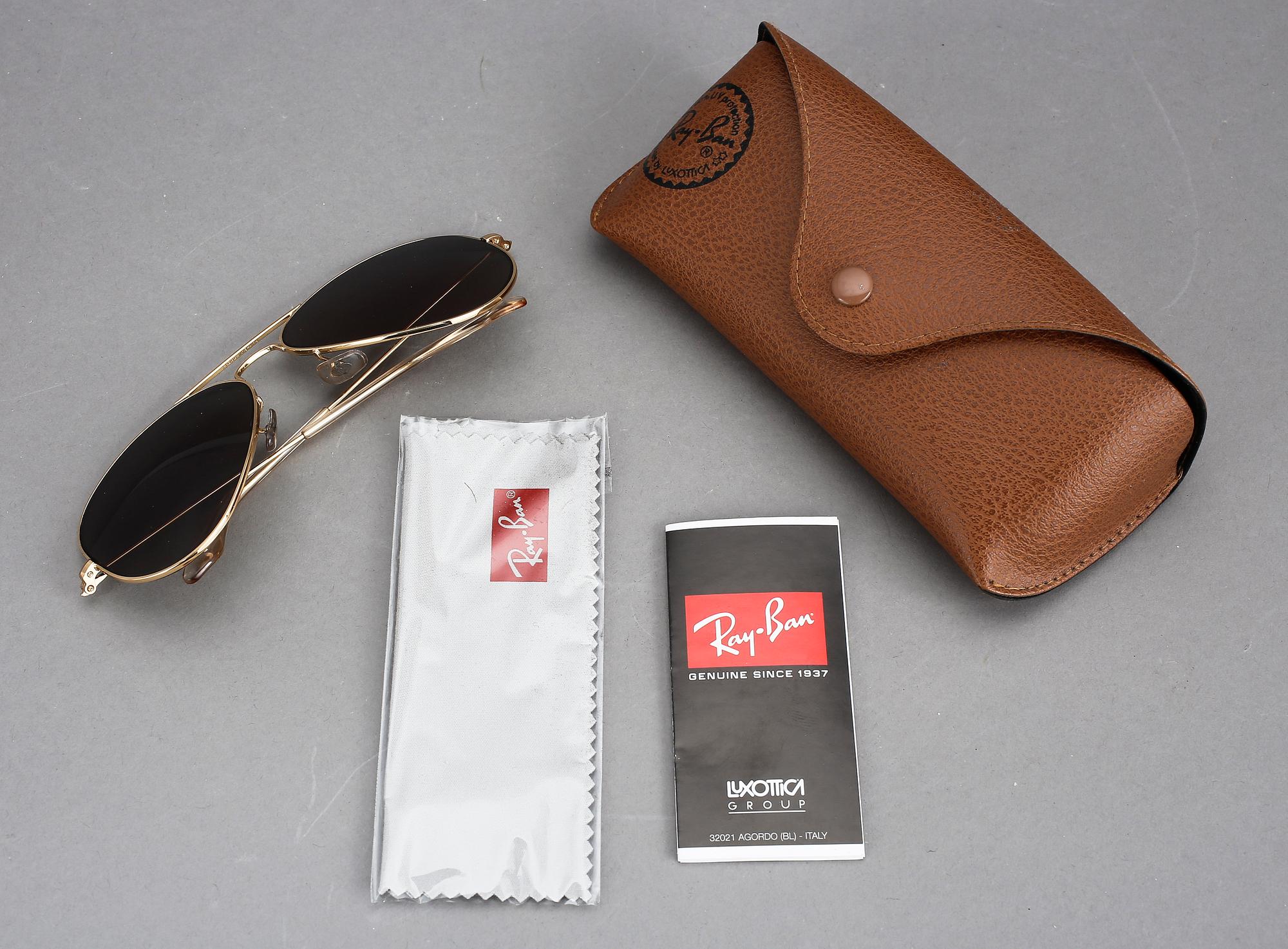 SOLGLASÖGON, "Aviator", Ray-Ban.