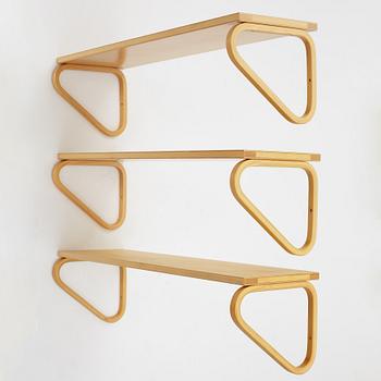 Alvar aalto, three model 112B shelves, Artek, Finland.