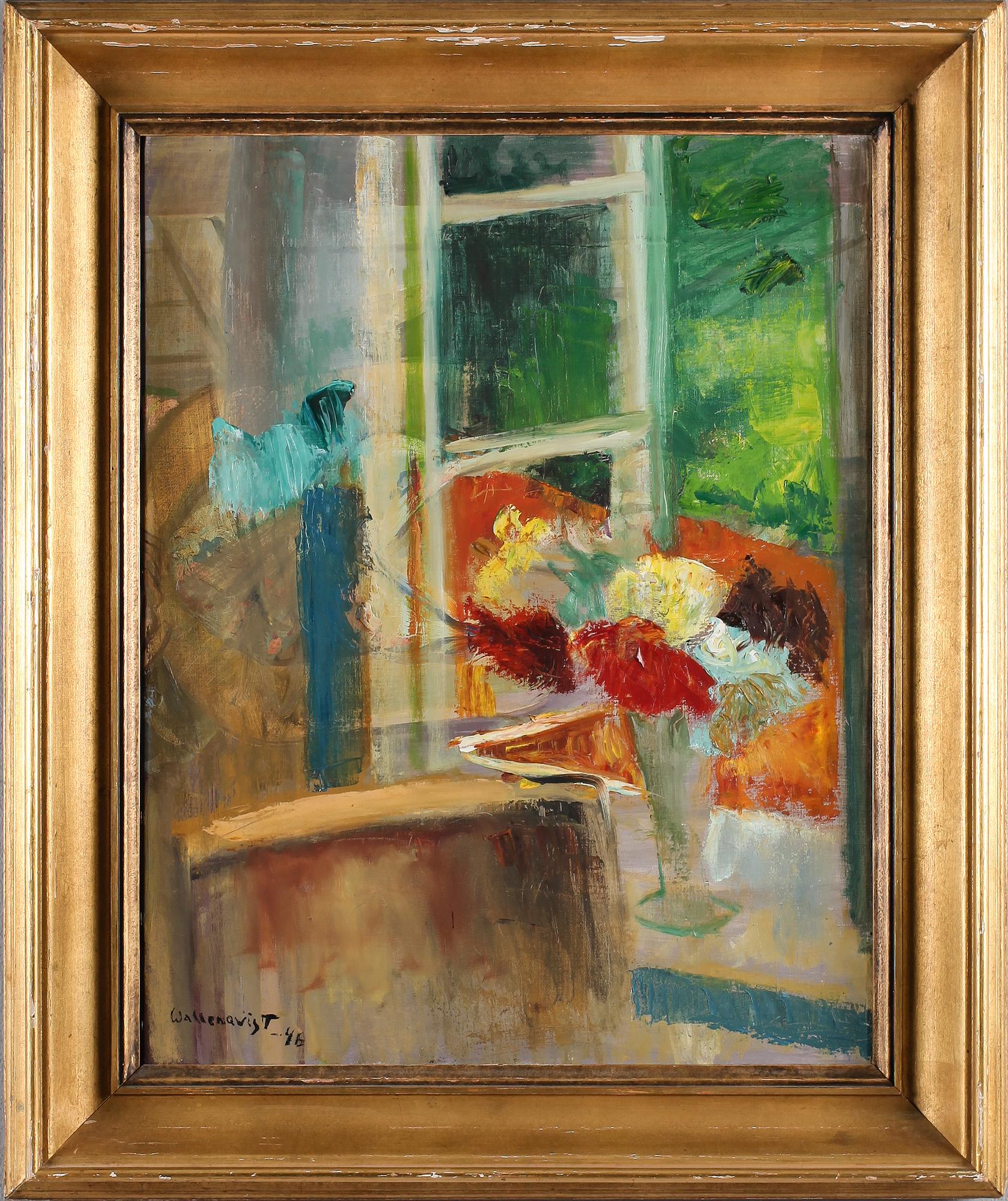 EDVARD WALLENQVIST, olja på duk, signerad och daterad 46.