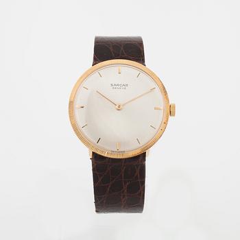 SARCAR, Geneve, wristwatch, 34 mm.