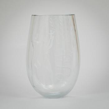 VAS, glas, Gunnar Nylund, Stömbergshyttan, 1950-60-tal.
