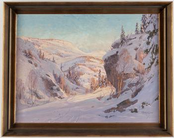 CARL BRANDT, oil on canvas, signed and dated 1919.