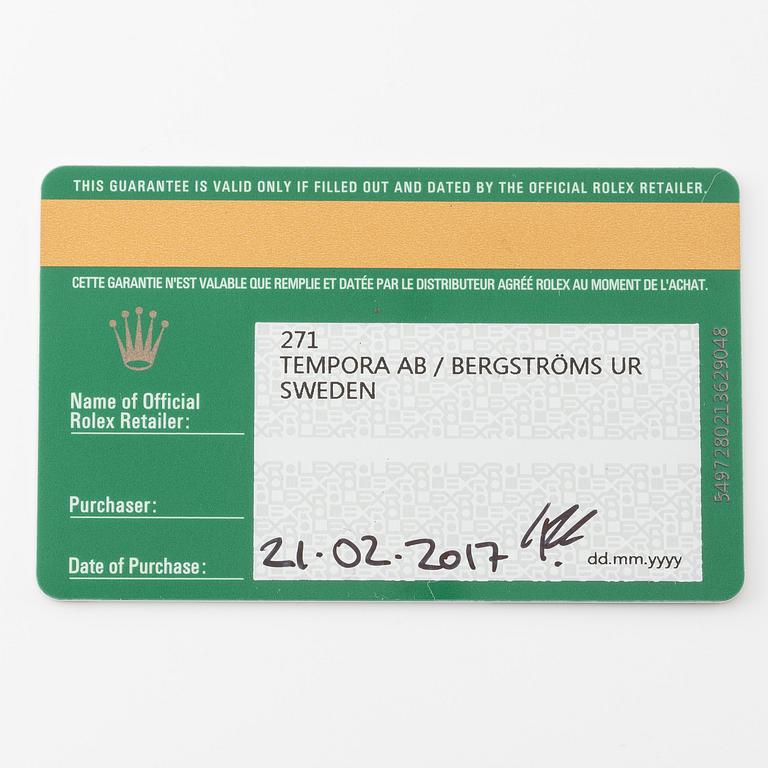 Rolex, Oyster Perpetual, Datejust 41, wristwatch, 41 mm.