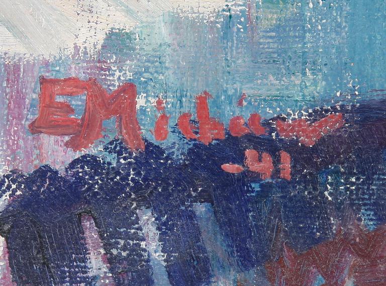 ELENA MICHÉW, olja på duk. Bär sign och dat -41.