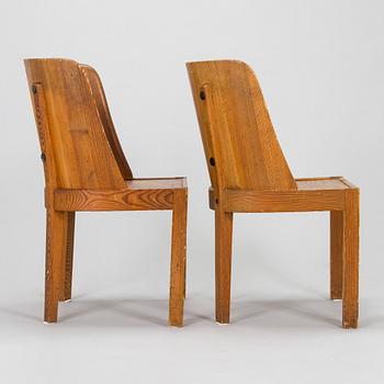 Axel Einar Hjorth, Two 1930s 'Lovö' chairs for Nordiska Kompaniet.