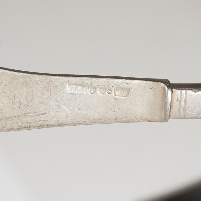 Jacob Ängman, A Swedish silver cutlery set, "Rosenholm", GAB, Stockholm and Eskilstuna 1958-1993 (60 pieces).