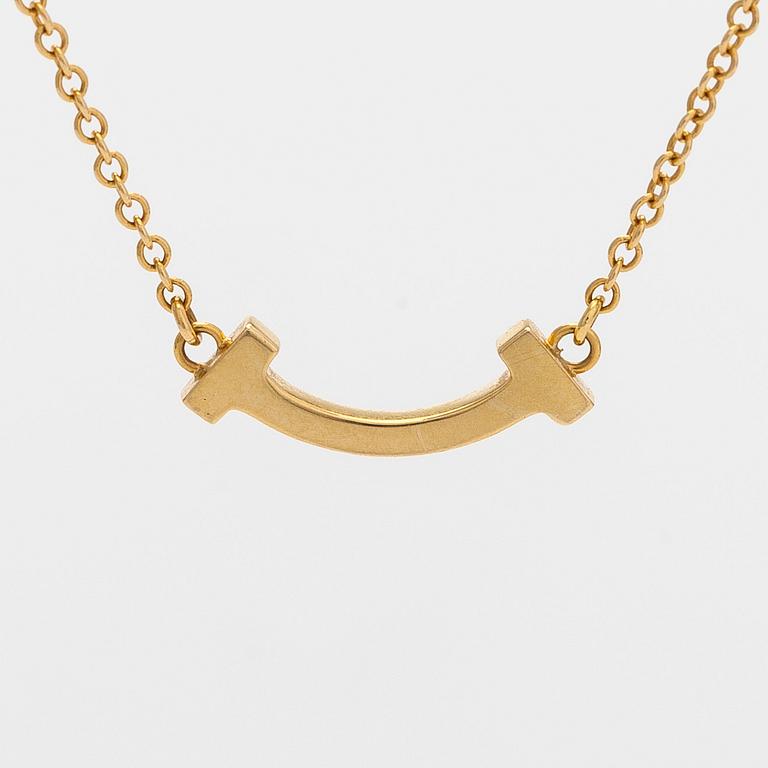 Tiffany & Co, halsband, "T Smile", 18K guld.