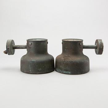 ANDERS PEHRSON, vägglampor, ett par "Bumling" 1900-talets senare del.