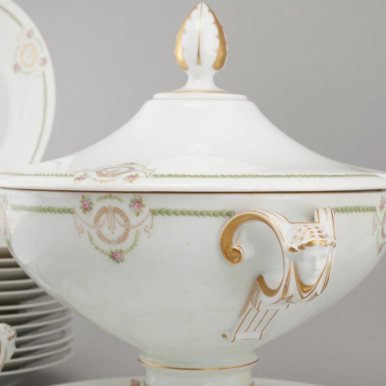 58 pieces of late 20th century dinnerware from Rosenthal called "Empire".