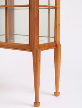 Josef Frank, a walnut showcase cabinet, Svenskt Tenn, Sweden, model B 2217, probably 1950s.