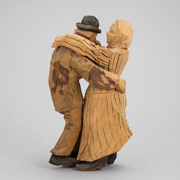 AXEL PETERSSON DÖDERHULTARN, skulptur, snidat trä, stämpelsignerad.