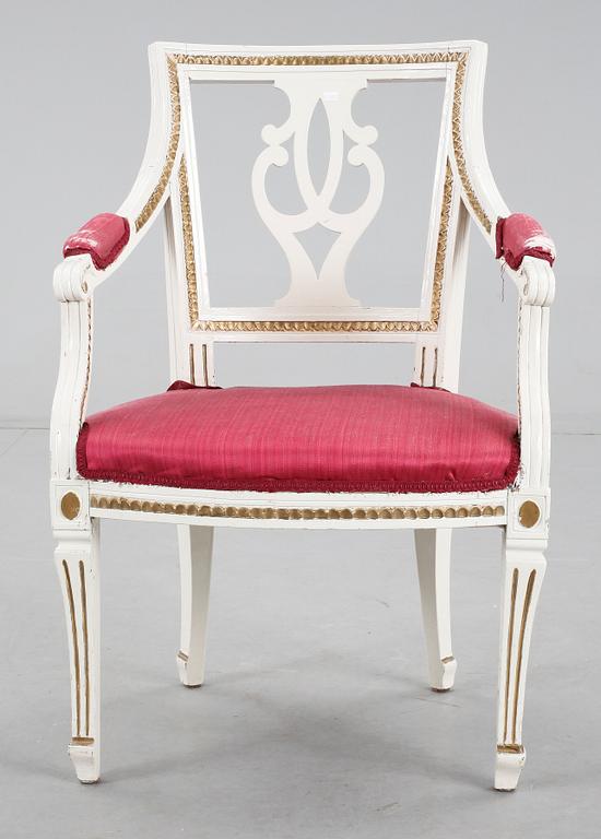 STOL, gustaviansk stil, 1800-tal.