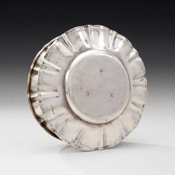 SÅSSKÅL, Silver, Sverige. Gjord av Gustaf Möllenborg i Stockholm 1847.
