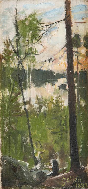 Akseli Gallen-Kallela, Lake view.