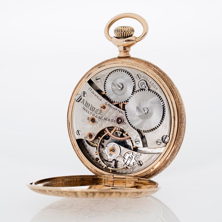 WALTHAM, pocket watch, 48 mm.