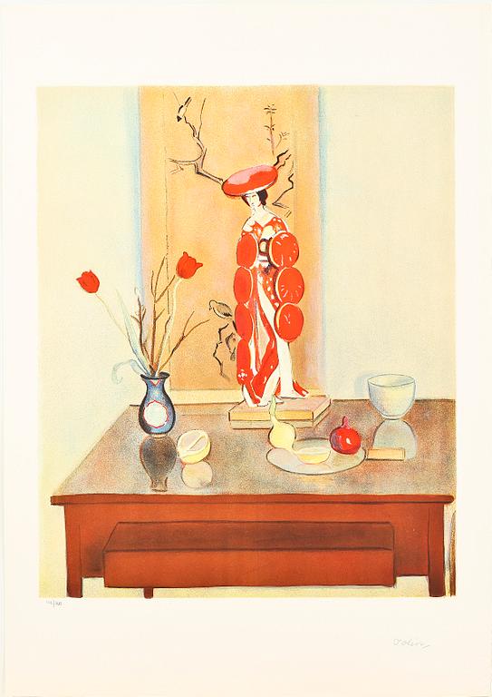 EINAR JOLIN, portfölj med 10 färglitografier, sign och numr 112/360.