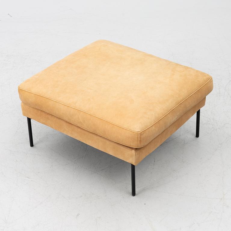 Sofa with footstool/chaise longue, exceptional, period.