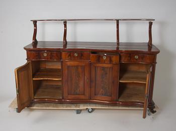 SKÄNK, senempire/nyrokoko, 1800-talets mitt.