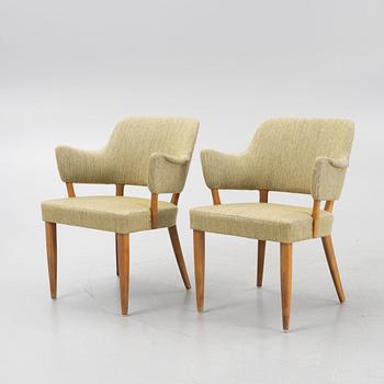 Carl Malmsten, armchairs, a pair, "Lata Greven".