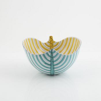 Stig Lindberg, bowl, faience, Gustavsberg Studio.