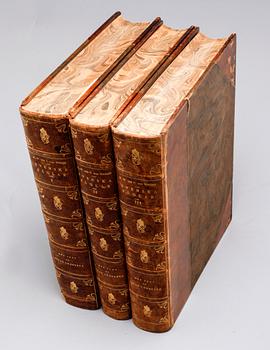 M, W & F VON WRIGHT, books, three volumes, 'Svenska fåglar', A. Börtzells tryckeri AB Stockholm, 1924-1929.