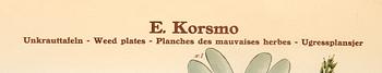 Emil Korsmo, 29 lithographic weed plates.