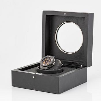 Hublot, Big Bang, Aero Bang Orange, "Limited Edition", Skeleton, chronograph, wristwatch, 44 mm.