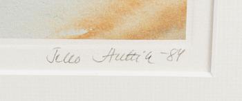 TELLO ANTTILA, print, 2 pieces, signed and dated -84.
