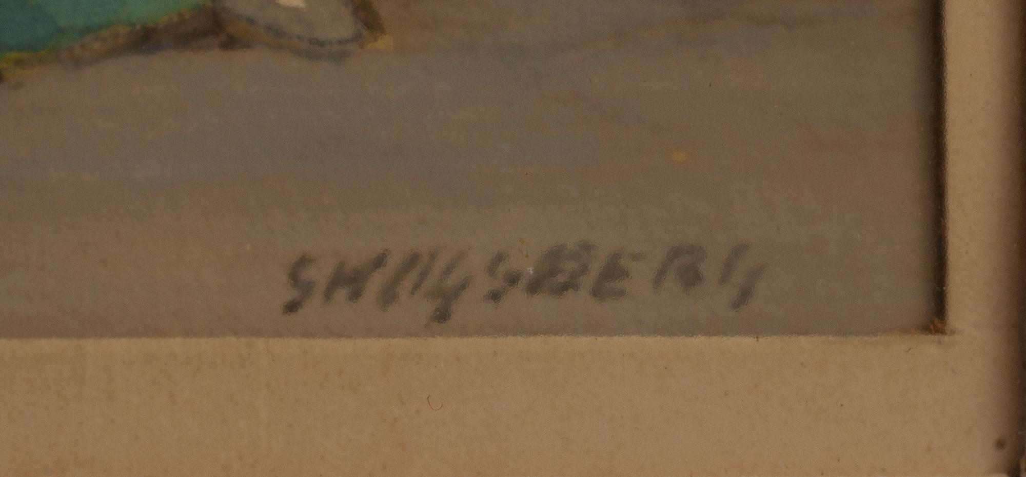 HARALD SKOGSBERG, 2 stycken akvareller, signerade.