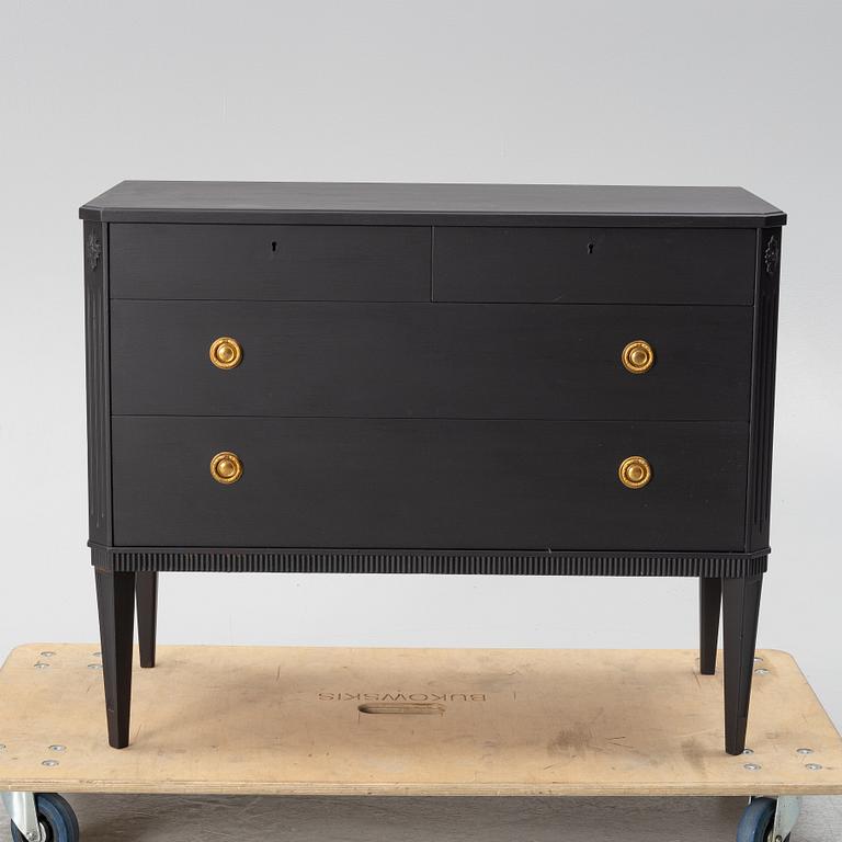 A chest of drawers, mid-20th century.