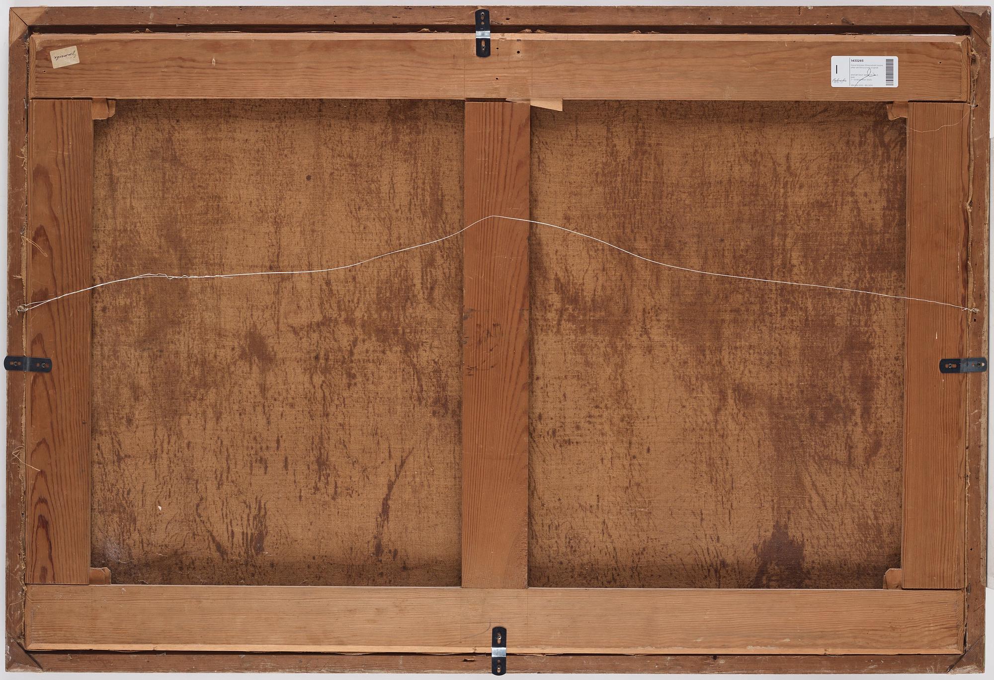 David Klöcker Ehrenstrahl, after, "Hunden Fortun framför en spegel"(The dog Fortun in front of the mirror).