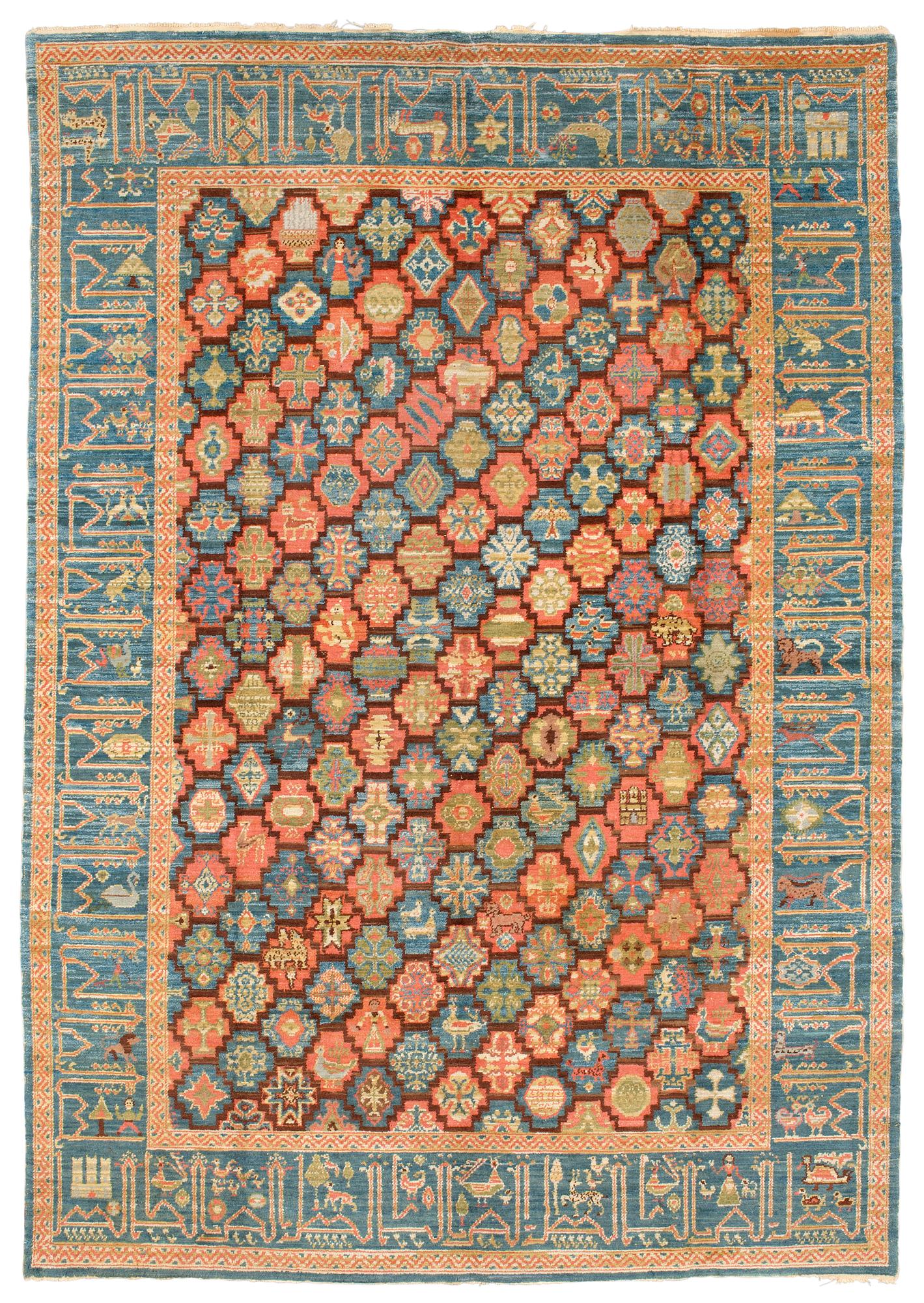 SEMIANTIK/OLD SPANSK. 294,5 x 205,5 cm.