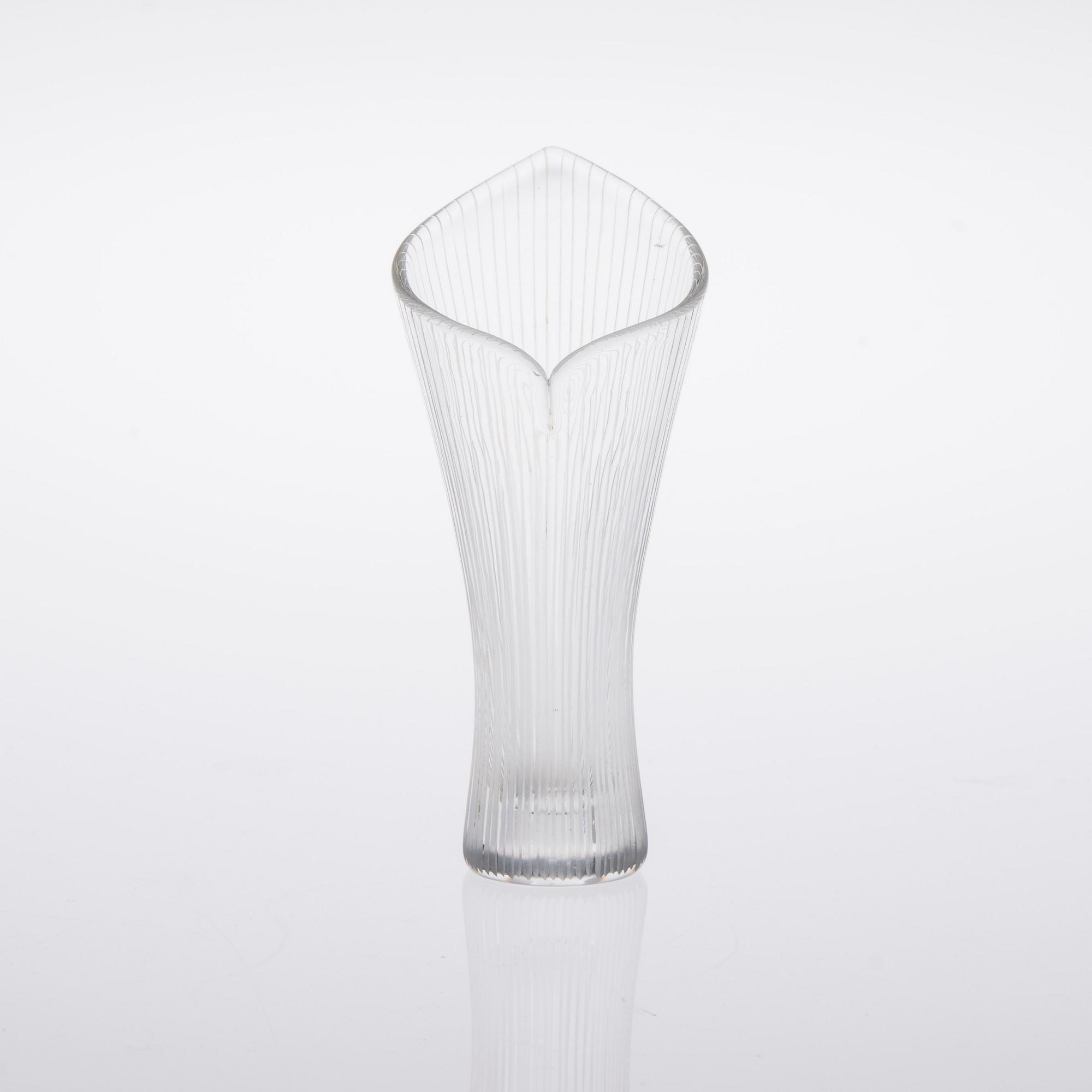 VAS, glas, signerad Tapio Wirkkala Iittala -55.