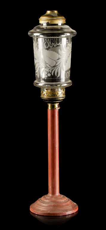 LJUSLYKTA, metall och glas, 1900-tal.