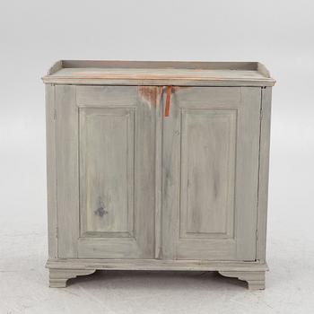 A Gustavian cupboard, circa 1800.