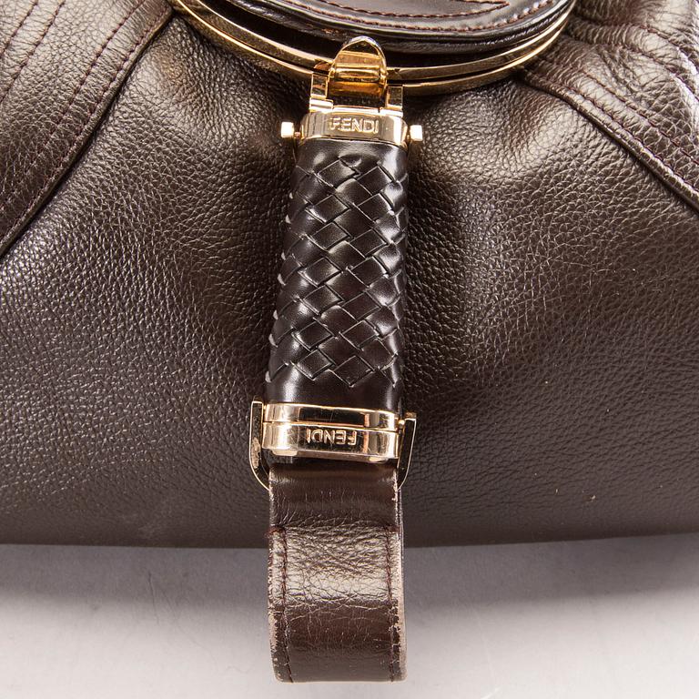 A Fendi "Spy bag" leather handbag.