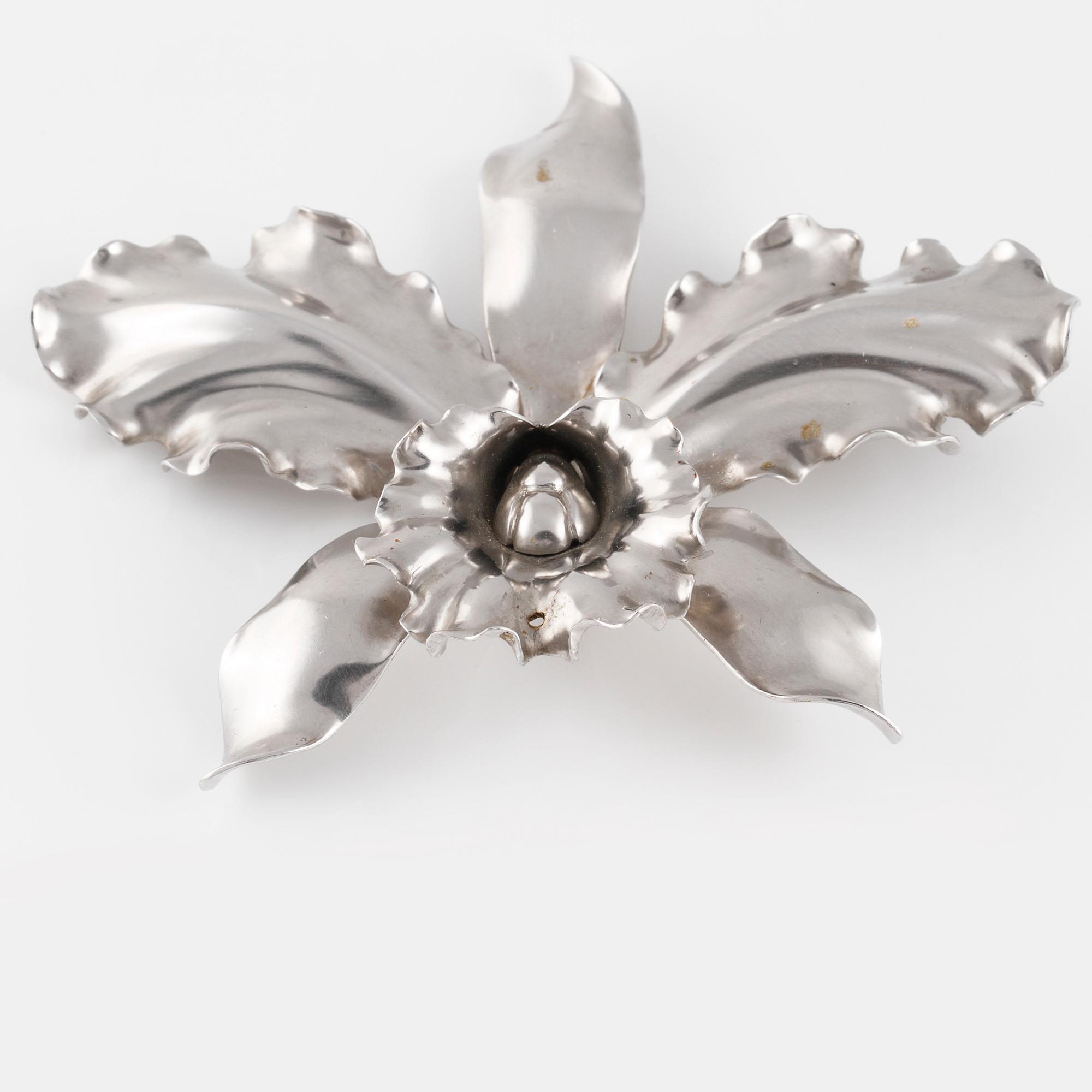 BROSCH, silver, Wiwen Nilsson, Lund, 1952. Vikt 39,8 gram.