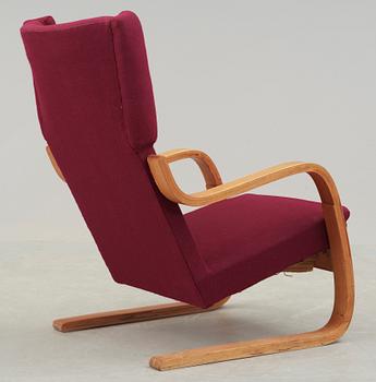 Alvar Aalto, An Alvar Aalto 'model 401' easy chair by O.y Huonekalu-ja Rakennustyötehdas A.B, for Artek, Finland probably 1940's.