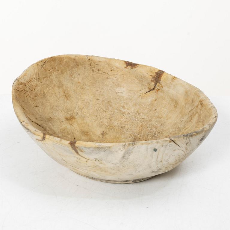 Bowl, folk art, marked 1618.